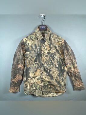 Vintage Mossy Oak Original Breakup Long Mesh Sleeves Bow Hunting Men’s Size M